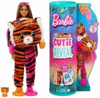 Кукла Барби Barbie Cutie Reveal Doll with Tiger