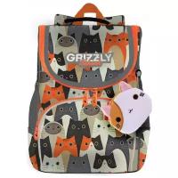 Рюкзак Grizzly RAm-184-12 котики рыжие