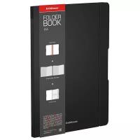 ErichKrause Тетрадь FolderBook Classic в съемной пластиковой обложке, 2 сменных блока, A4, клетка, 96 л., 2 шт., черный