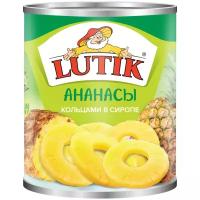 Ананасы Lutik ломтиками в сиропе, 560 мл