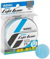 Плетёный шнур Varivas Avani Light Game Super Premium Pe 100м. 0.3PE BLUE