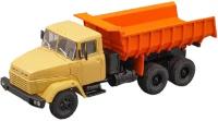 Kraz 6510 dump truck 1985-1994 beige/orange (ussr russia) | краз 6510 самосвал 1985-1994 бежевый/оранжевый