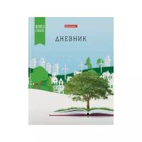 BRAUBERG Дневник 5-11 класс, 48 л., твердый, brauberg, глянцевая ламинация, с подсказом, мир знаний, 105583, 7 шт