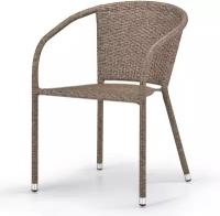 Плетеное кресло из искусственного ротанга Afina Y137C-W56 Light brown