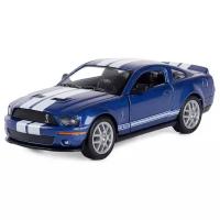 Металлическая машинка Kinsmart 1:38 2007 Ford Shelby GT500 KT5310D инерционный / Синий