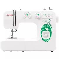 Швейная машина Janome S-19, бело-зеленый