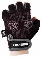 Перчатки велосипедные ROCK гелевые вставки VINCA SPORT