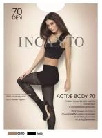 Колготки женские капроновые, INCANTO Active Body 70 ден, цвет чёрный (nero), размер 5