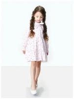 Платье для девочек Mini Maxi, модель 6252, цвет розовый/мультиколор (98)