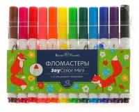 Фломастеры 12цв BrunoVisconti с утолщенным стержнем JOYCOLOR MINI 32-0051 6623842