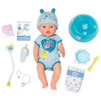 Интерактивная кукла Zapf Creation Baby Born Мальчик, 43 см, 824-375 голубой
