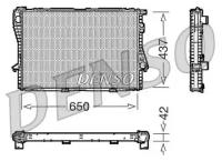 Радиатор охлаждения двигателя DENSO MHX VUGB DRM05068 OT8PRI 807176 DENSO DRM05068