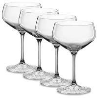 Набор из 4-х бокалов для шампанского, 235 мл, хрустальное стекло 4500174 Perfect