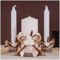 Комплект свадебных свечей для домашнего очага и декора банкета 