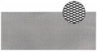 Облицовка радиатора (сетка декоративная) алюминий, 100 х 40 см, черная, ячейки 16мм х 6мм