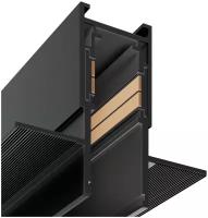 Трековая система магнитная MAGNETIC S15 48V встраиваемый шинопровод 4TRA BLACK 1000x60x51.2mm