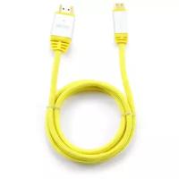 Аксессуар Konoos HDMI 19M - Mini HDMI 19M 1m v1.4 Yellow KCP-HDMICny