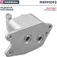 Радиатор масляный MARSHALL M4991093 Skoda: Rapid I Volkswagen: Polo Sedan I; кросс-номер Nissens 90733; OEM 09G409061B