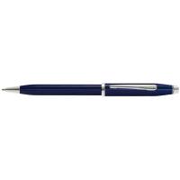 Шариковая ручка Cross Century II Translucent Blue Lacquer Rhodium Plated (AT0082WG-103)