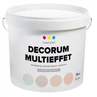 Декоративное покрытие Vincent Decorum Multieffet D-2 / Винсент Декорум Мультиэффект, 18кг