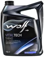 Синтетическое моторное масло Wolf Vitaltech 5W40