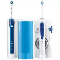 Зубной центр Oral-B OxyJet + Pro 3000, белый/синий