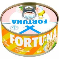 Fortuna Тунец рубленый в масле, 185 г