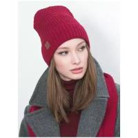 Женский комплект FOMAS(шапка;шарф),цвет бордо-красный,размер 56-58