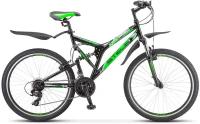Велосипеды Двухподвесы Stels Challenger V 26 Z010, год 2022, цвет Черный-Зеленый, ростовка 20