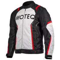Куртка текстильная MOTEQ Spike, мужской(ие), черный/белый, размер M
