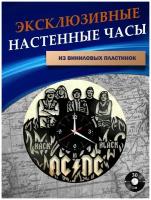 Часы настенные из Виниловых пластинок - AC DC (без подложки)