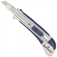 Нож канцелярский 9мм Attache Selection с антискольз. вставками и точилкой
