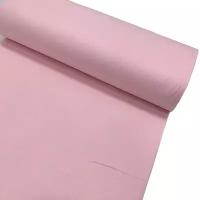 Ткань - Поплин Пыльно-Розовый широкий 240см для постельного белья, одежды, рукоделия и творчества, 0,5 метра