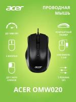 Мышь Acer OMW020 черный (zl.mceee.004)