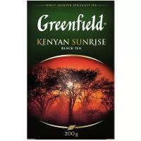 Чай черный GREENFIELD Kenyan Sunrise листовой, 200г