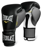 Перчатки тренировочные Everlast Powerlock 14oz черн/сер