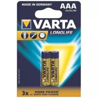 Батарейка VARTA LONGLIFE AAA/LR03 пленка 8