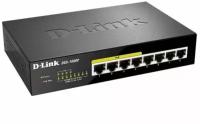 Коммутатор неуправляемый D-Link DGS-1008P/F1A 8 портами 1000Base-T