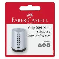 Faber-Castell Точилка Grip 2001 Mini в блистере серебристый