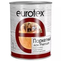 Лак EUROTEX Premium паркетный алкидно-уретановый бесцветный, полуматовая, 0.8 л