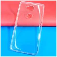 Чехол на смартфон Honor 5x накладка прозрачная из глянцевого силикона с перфорацией для предотвращения прилипания чехля к задней стенке телефона Толщиной 1 мм