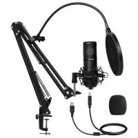 Микрофон проводной Maono AU-PM430, разъем: USB, черный