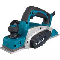 Сетевой электрорубанок Makita KP0800X1, без аккумулятора, 620 Вт синий