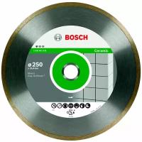 Диск алмазный отрезной BOSCH Standard for Ceramic 2608602539, 250 мм, 1 шт