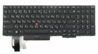 Клавиатура для ноутбука Lenovo ThinkPad Edge E580 черная с черной рамкой со стиком