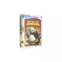 DVD. Кунг-фу Панда 1-2 / Лесная братва. Коллекция мультфильмов (количество DVD дисков: 3)