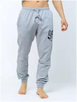 Мужские брюки с принтом MOR, MOR-01-003882N/0001, серые, размер L