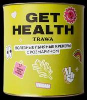 Trawa Крекеры льняные c розмарином от Get Health, 60 гр