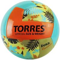 Мяч для пляжного волейбола TORRES Hawaii, р.5, арт. V32075B
