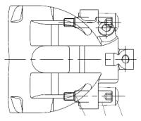 TRIALLI CF103557 Суппорт торм. для а/м Volvo S60 (00-)/S80 (98-)/V70 (00-)/XC70 (00-) зад. лев. d=42мм (CF 103557)